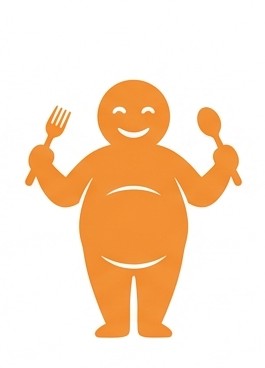 体型画像: 消化器体型